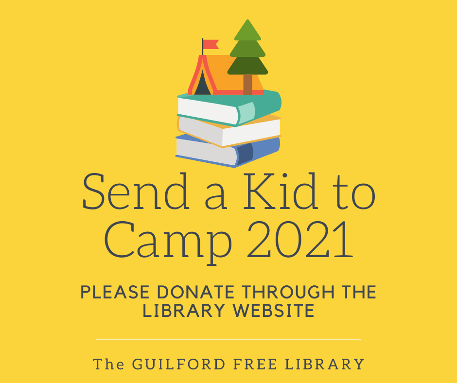 Guilford Free Library Camp Raffle Graphic
